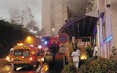 Le CHU totalement évacué après un incendie