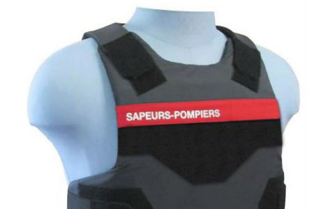 gilet pare-balles pour sapeur-pompier