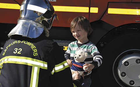 Des peluches pour rassurer les enfants pris en charge par les pompiers