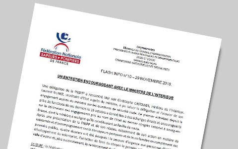 VIGNETTE - Flash info 2018-11-29 - Entretien FNSPF au ministère de l'Intérieur 