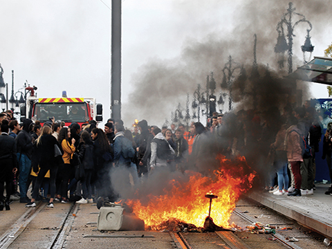 Intervention gillet jaune