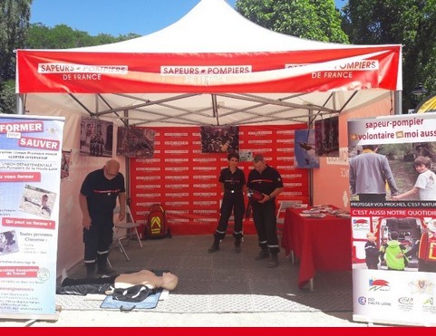 Tour de France 2018 : retrouvez les sapeurs-pompiers dans plusieurs villes étapes 