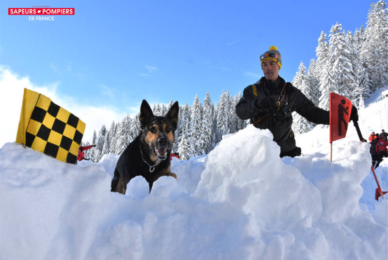 Reportage SMO LesGets - Photo 07 - Recherche maître-chien d'avalanche