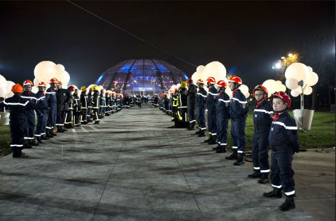 Pompiers Téléthon 2014