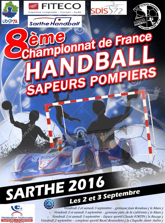 championnat sapeurs-pompiers Handball 2016