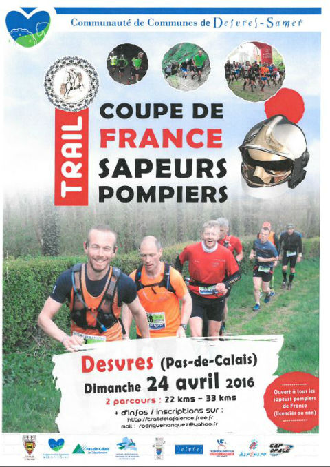 2016 Trail pompiers Desvres