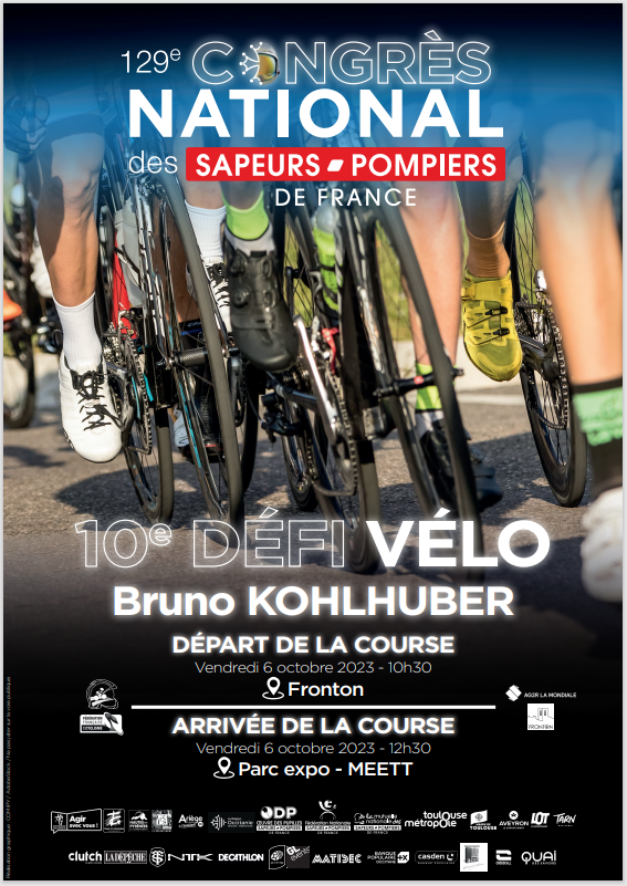 Affiche défi vélo