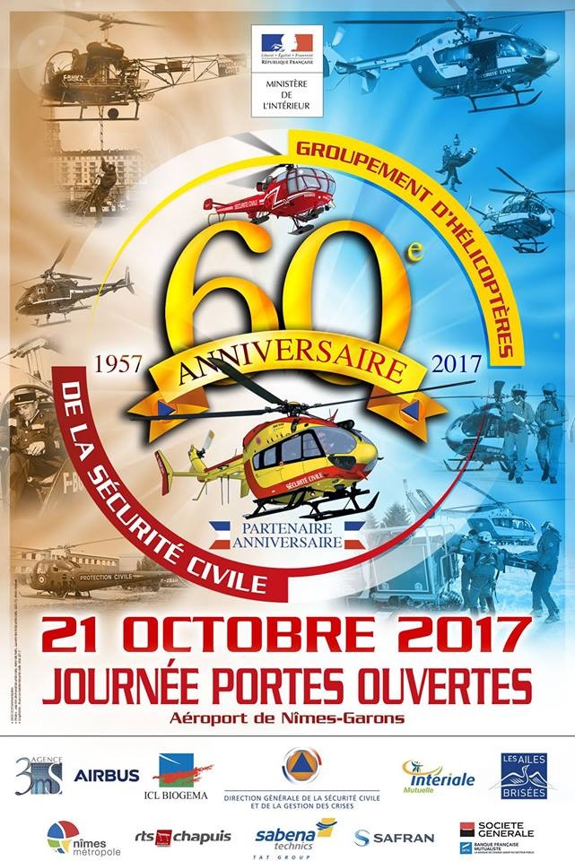 Affiche de la journée portes ouvertes des 60 ans du GHSC