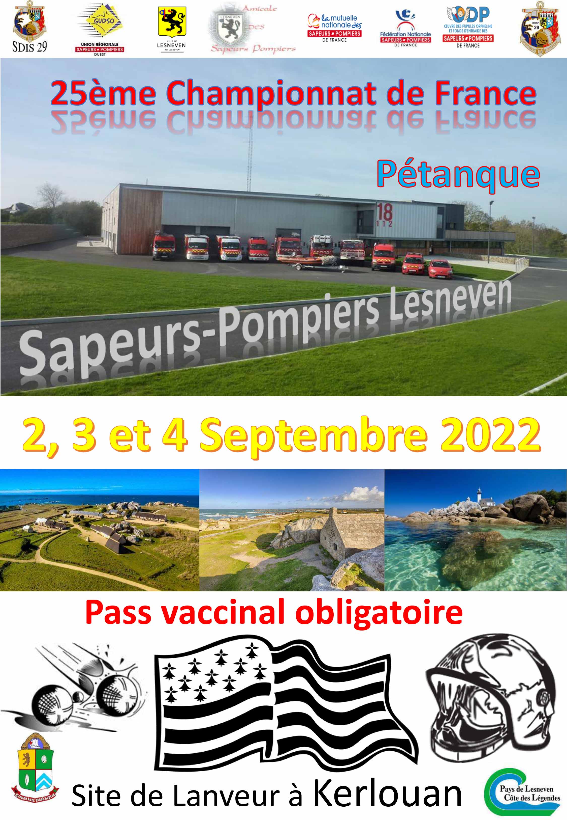 Pétanque : Championnat de France 2022 des sapeurs-pompiers