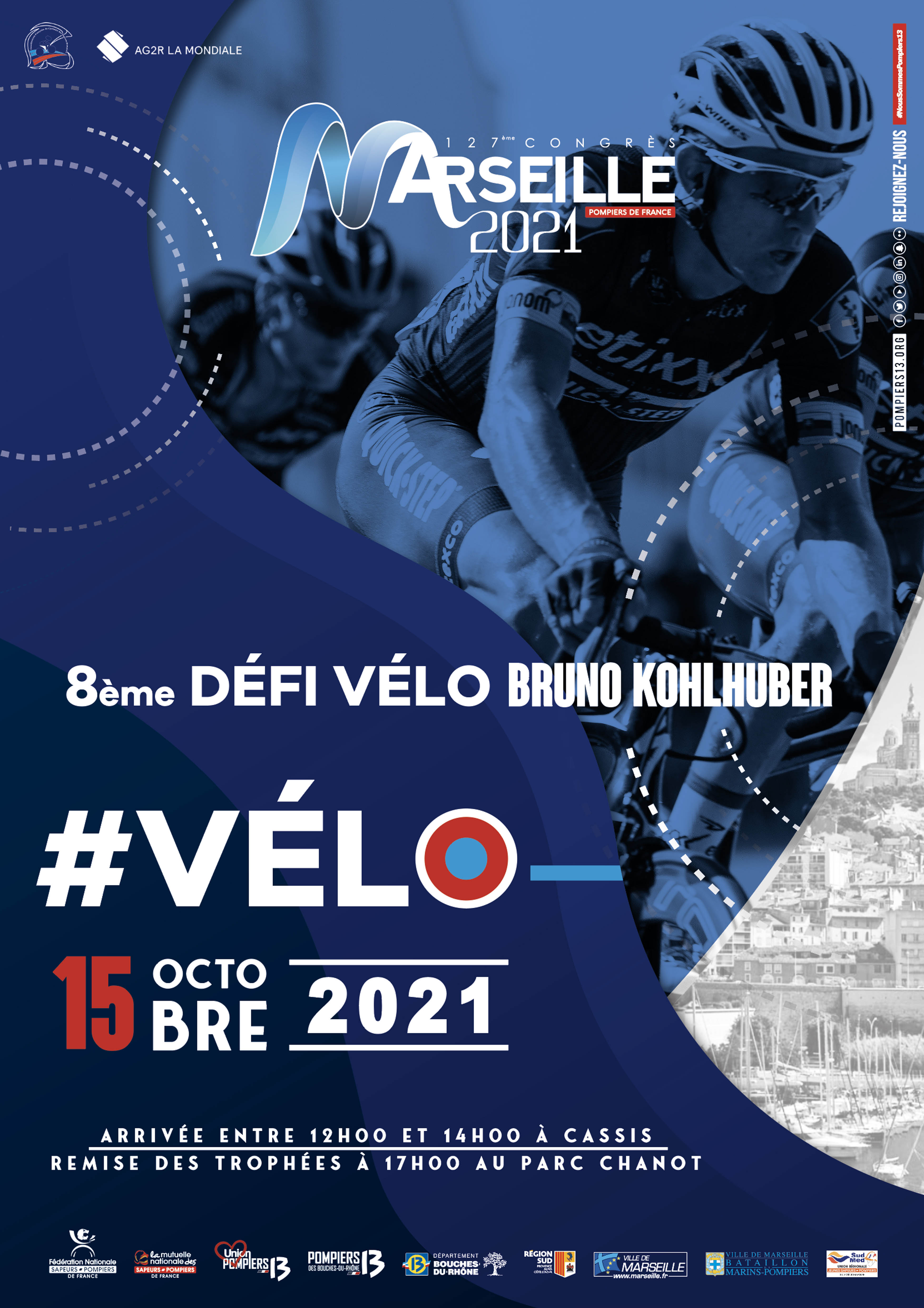 Affiche défi vélo