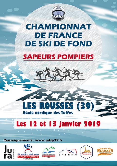 Ski de fond : championnat de France 2019 des sapeurs-pompiers