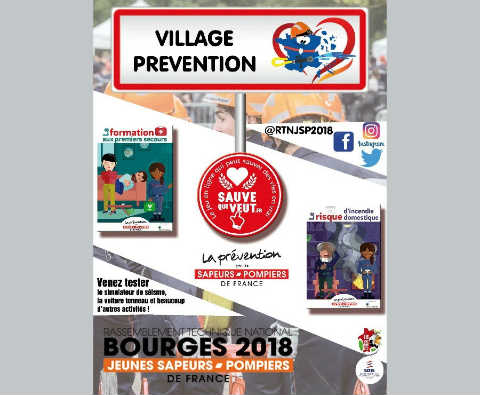 Extrait affiche village prévention RTN JSP 2018