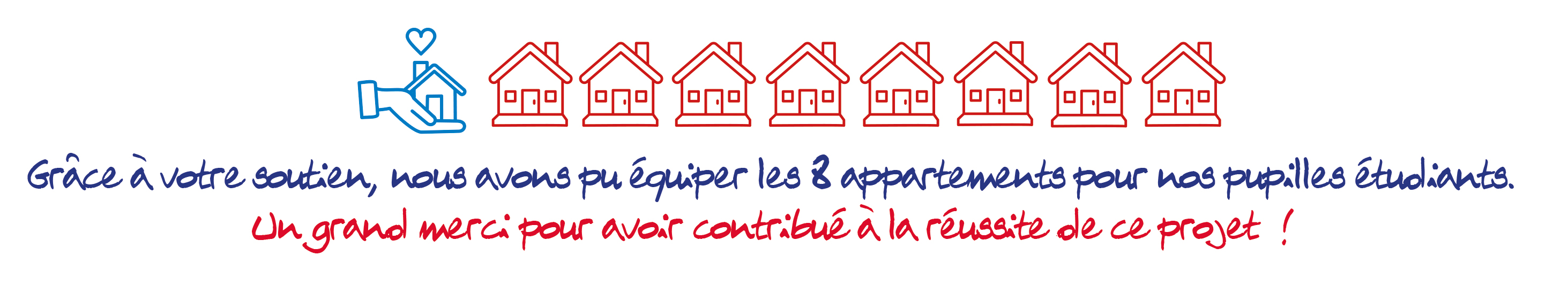 5 appartements équipés