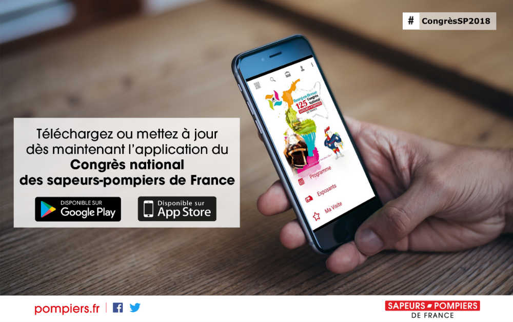 Téléchargez ou mettez à jour l'application du Congrès national des sapeurs-pompiers de France 2018