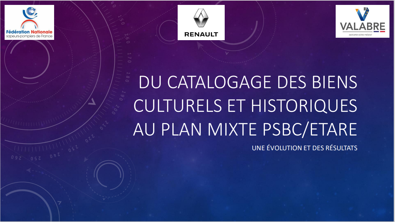 Du catalogue des biens culturels et historiques au plan mixte PSBC / ETARE