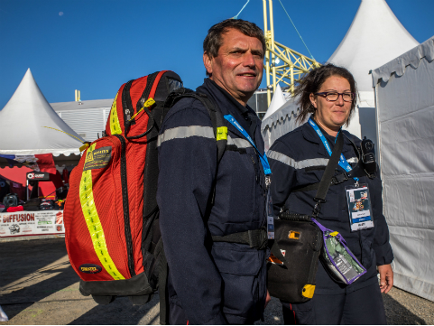 Sophie Manceau et André Eon, anges-gardiens du congrès