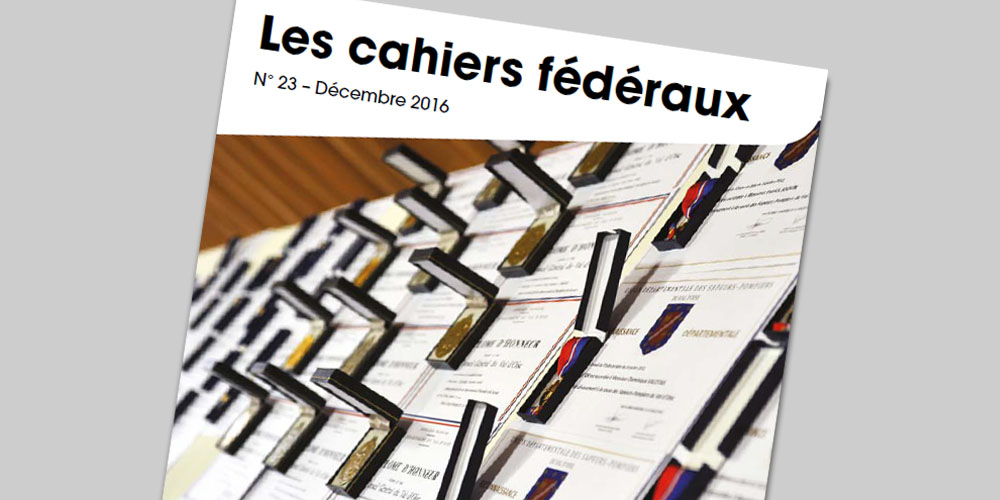 Cahier fédéral médailles