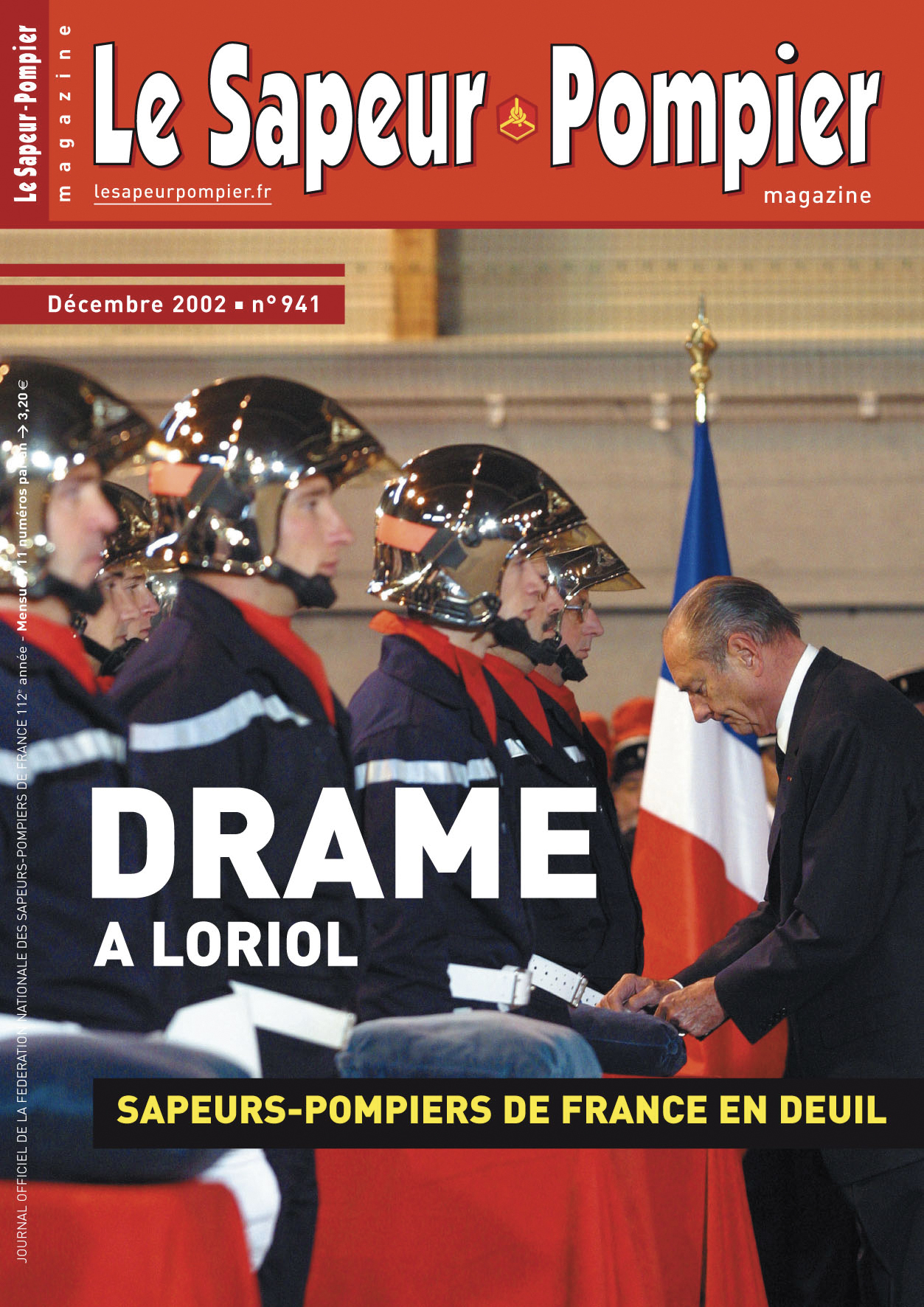 Drame à Loriol : les sapeurs-pompiers de France en deuil