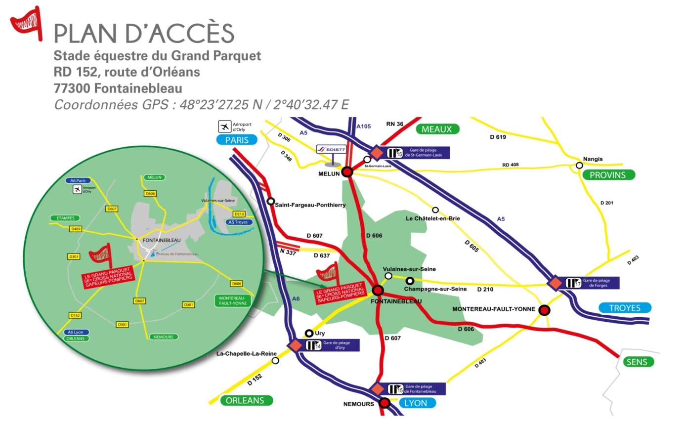 Plan d'accès cross national 2016