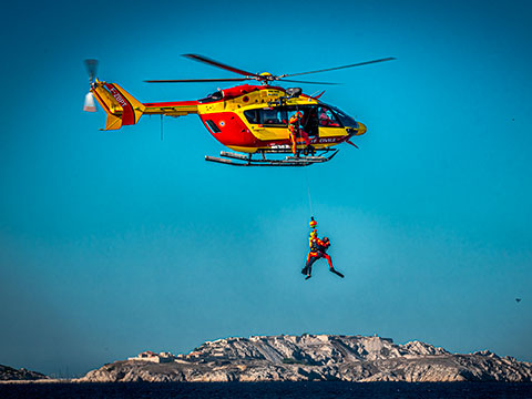 Hélicoptère "Dragon" de la Sécurité civile