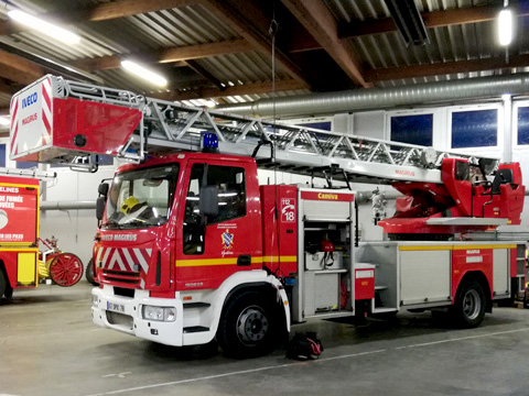 Véhicules des sapeurs-pompiers