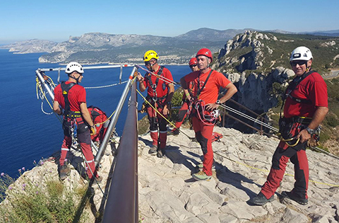 exercice secours en montagne