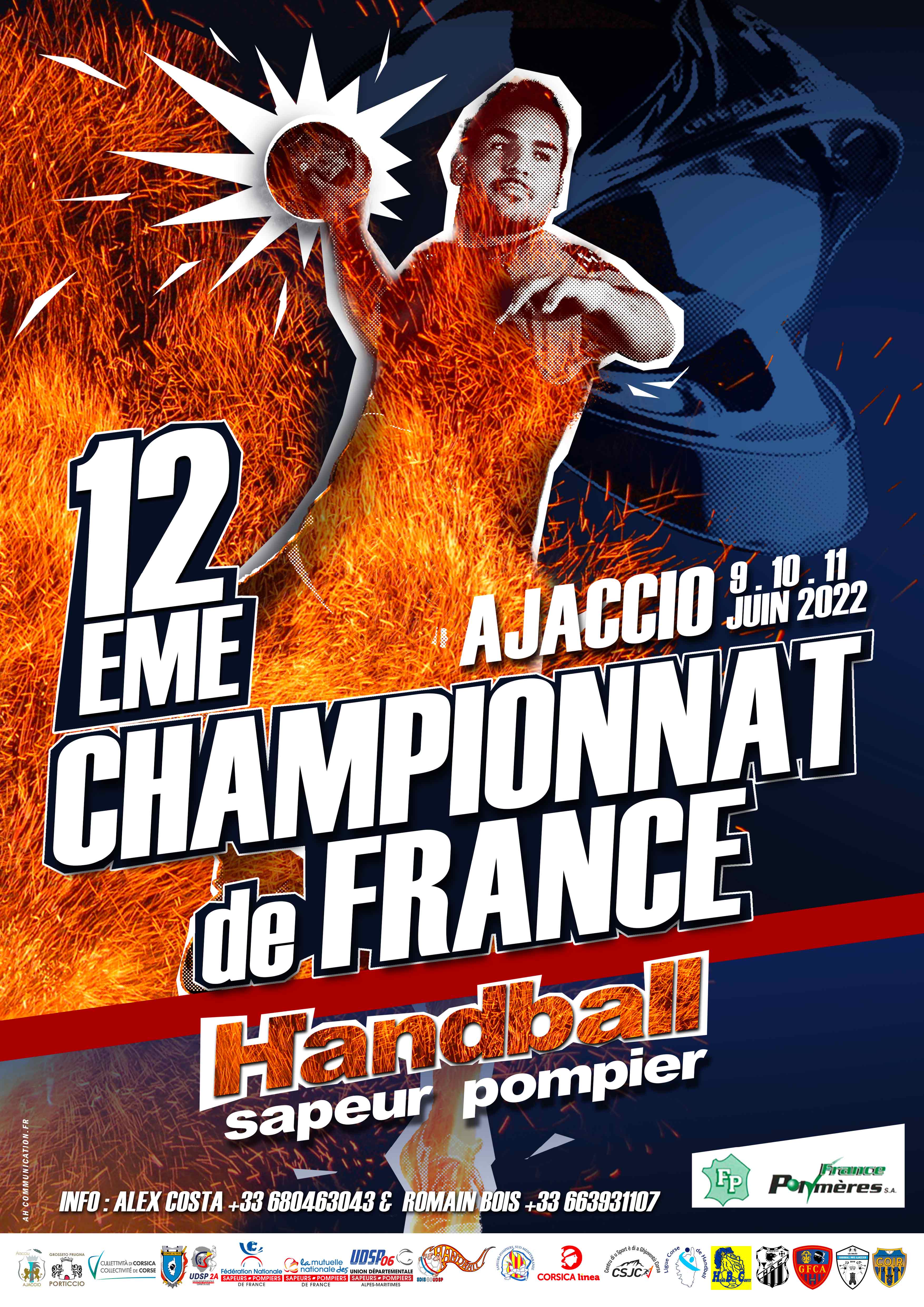 12e championnat de France de handball sapeur-pompier