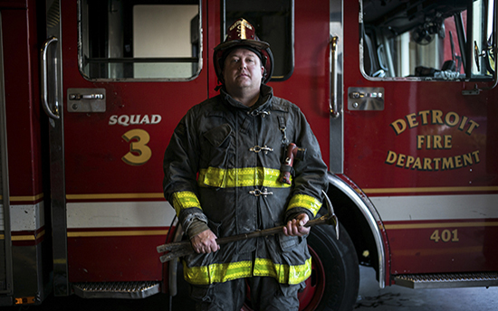 Avec les firefighters de Détroit