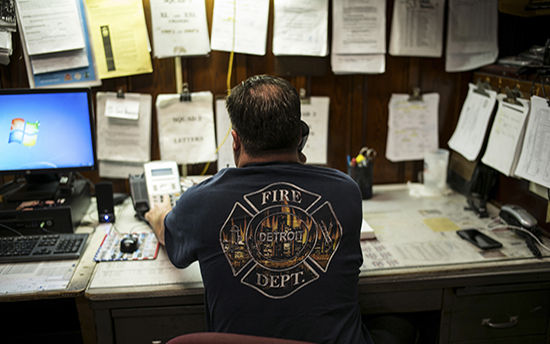 Avec les firefighters de Détroit