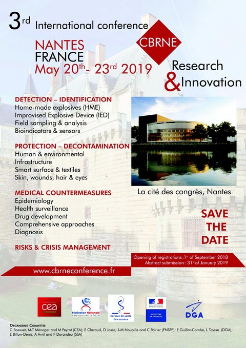 3e conférence internationale NRBCE Recherche et innovation