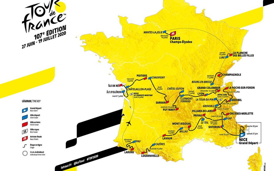 parcours TDF 2020