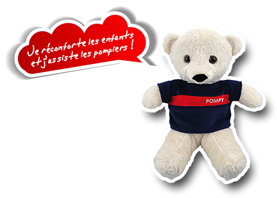 Des peluches pour rassurer les enfants pris en charge par les pompiers