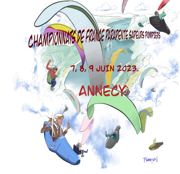 Affiche parapente