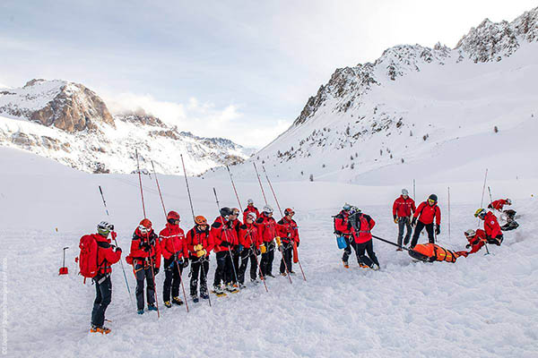 pompiers - exercice montagne