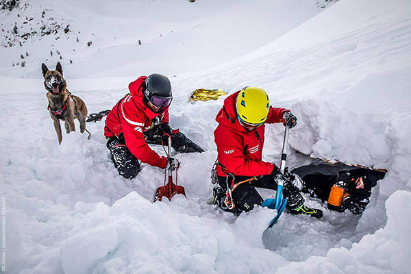 pompiers - exercice montagne