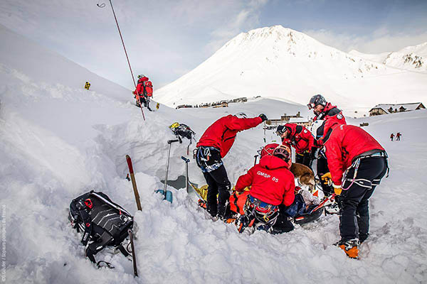 pompiers - exercice montagne