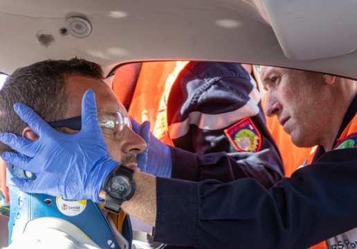 Le secours routier fait le show au village prévention du congrès