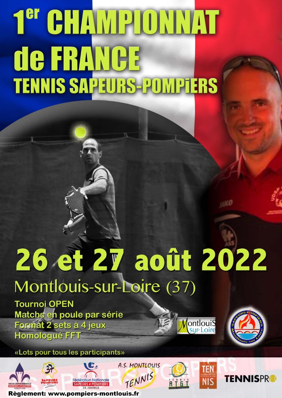 Tennis : Championnat de France 2022 des sapeurs-pompiers Tennis : Championnat de France 2022 des sapeurs-pompiers