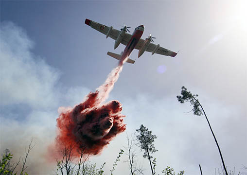 © Olivier RIGAUD – Avion bombardier d'eau "Tracker" de la Sécurité civile