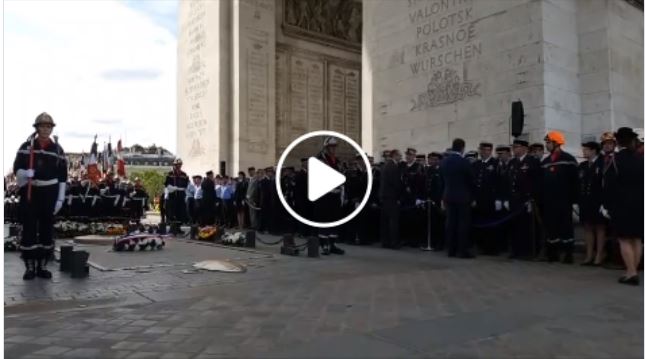 Cérémonie 14 juin 2019 - Pompiers