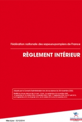 Règlement intérieur de la fédération