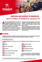 Gestion des appels d'urgence