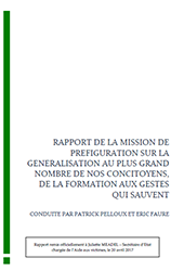 Rapport de la mission sur la formation aux gestes qui sauvent