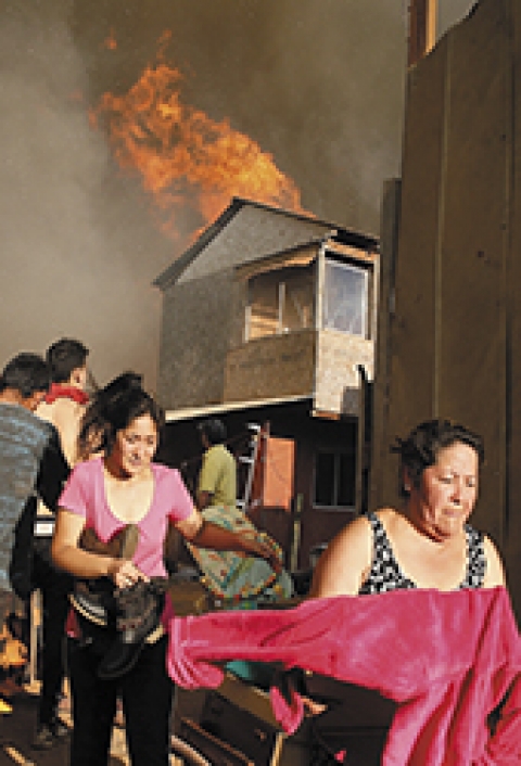 Tempête de feu au Chili