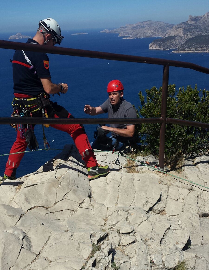 Exercice de secours en milieu périlleux