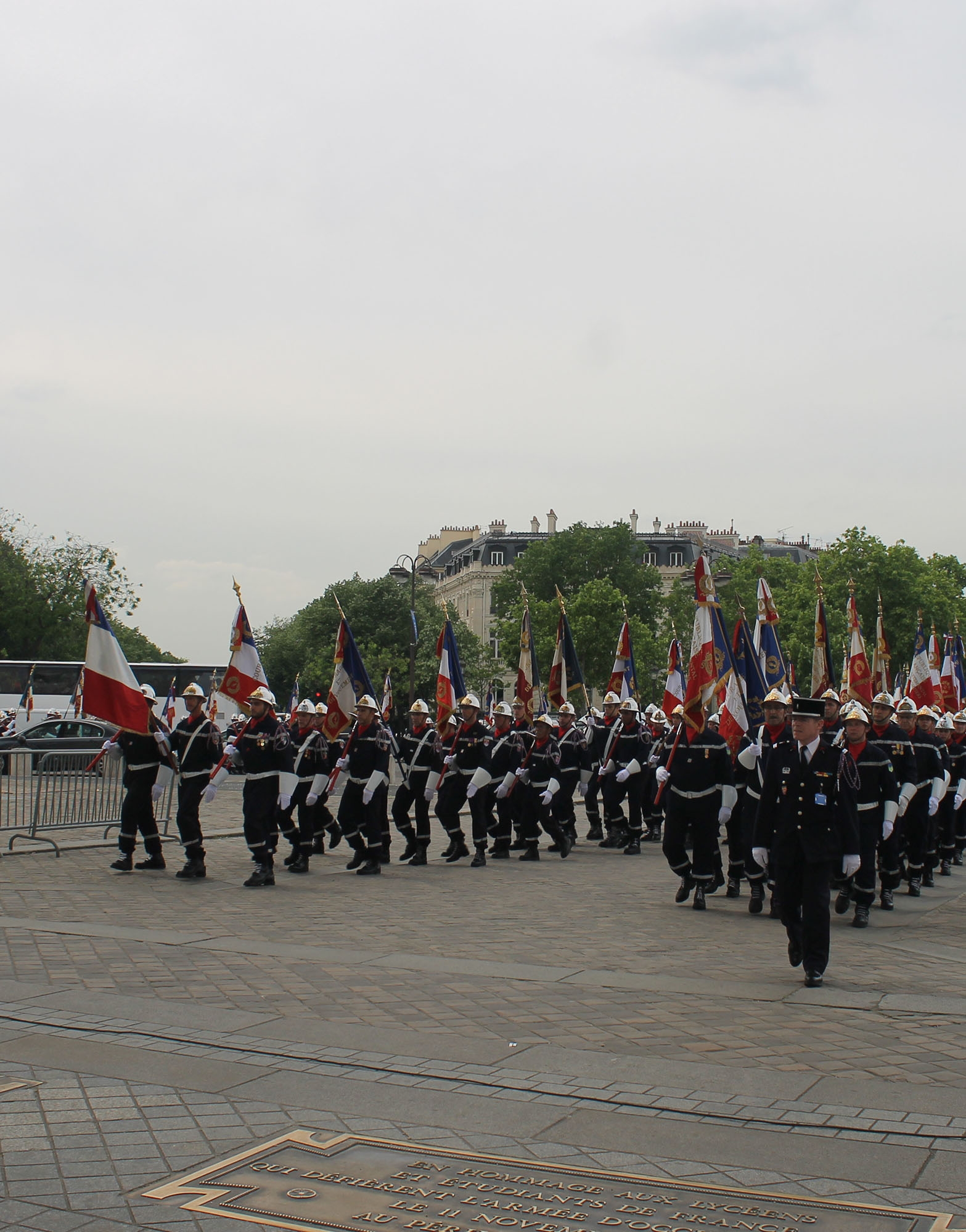 Cérémonie d'hommage journée nationale sapeurs-pompiers