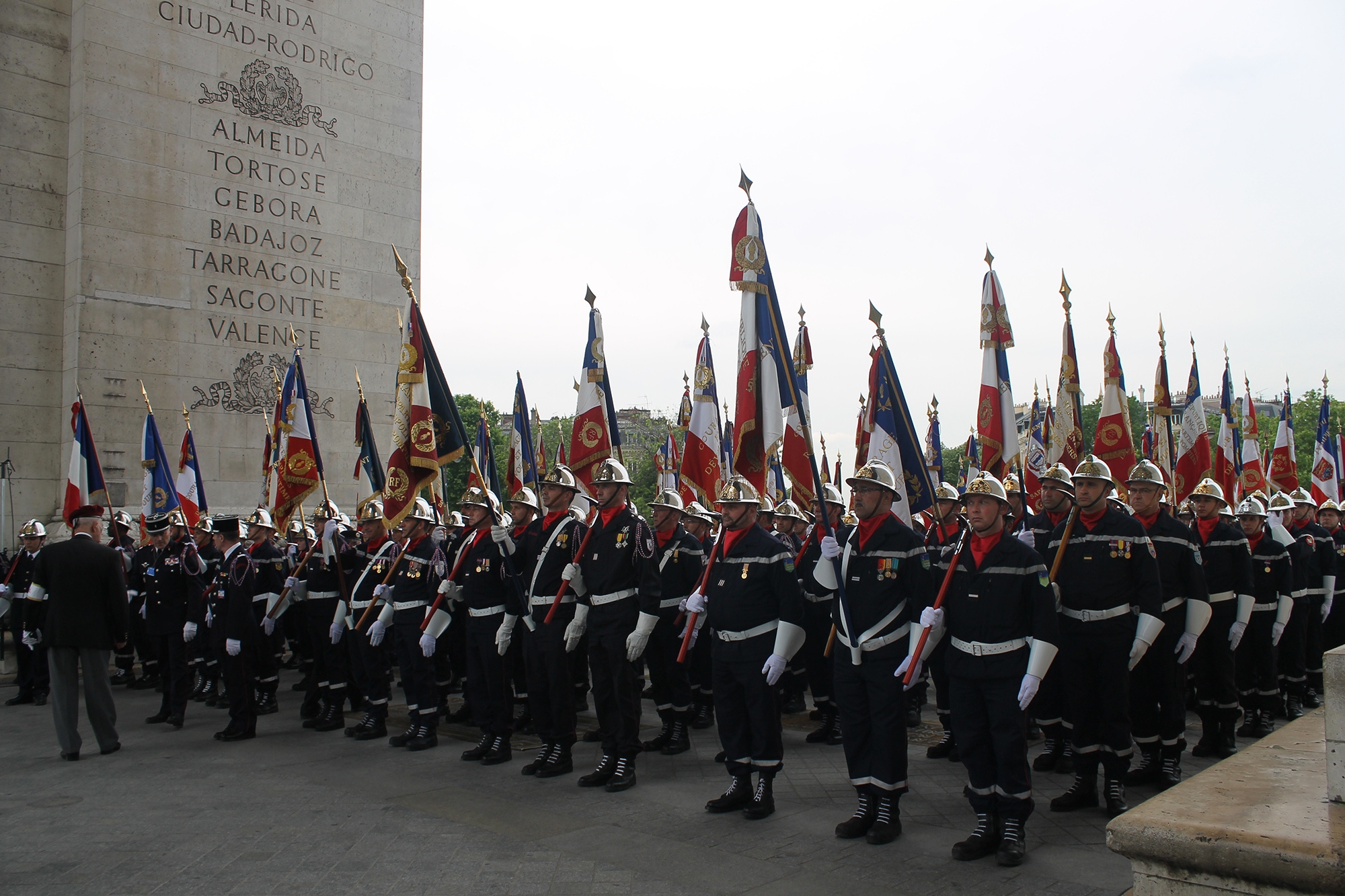 Cérémonie d'hommage journée nationale sapeurs-pompiers