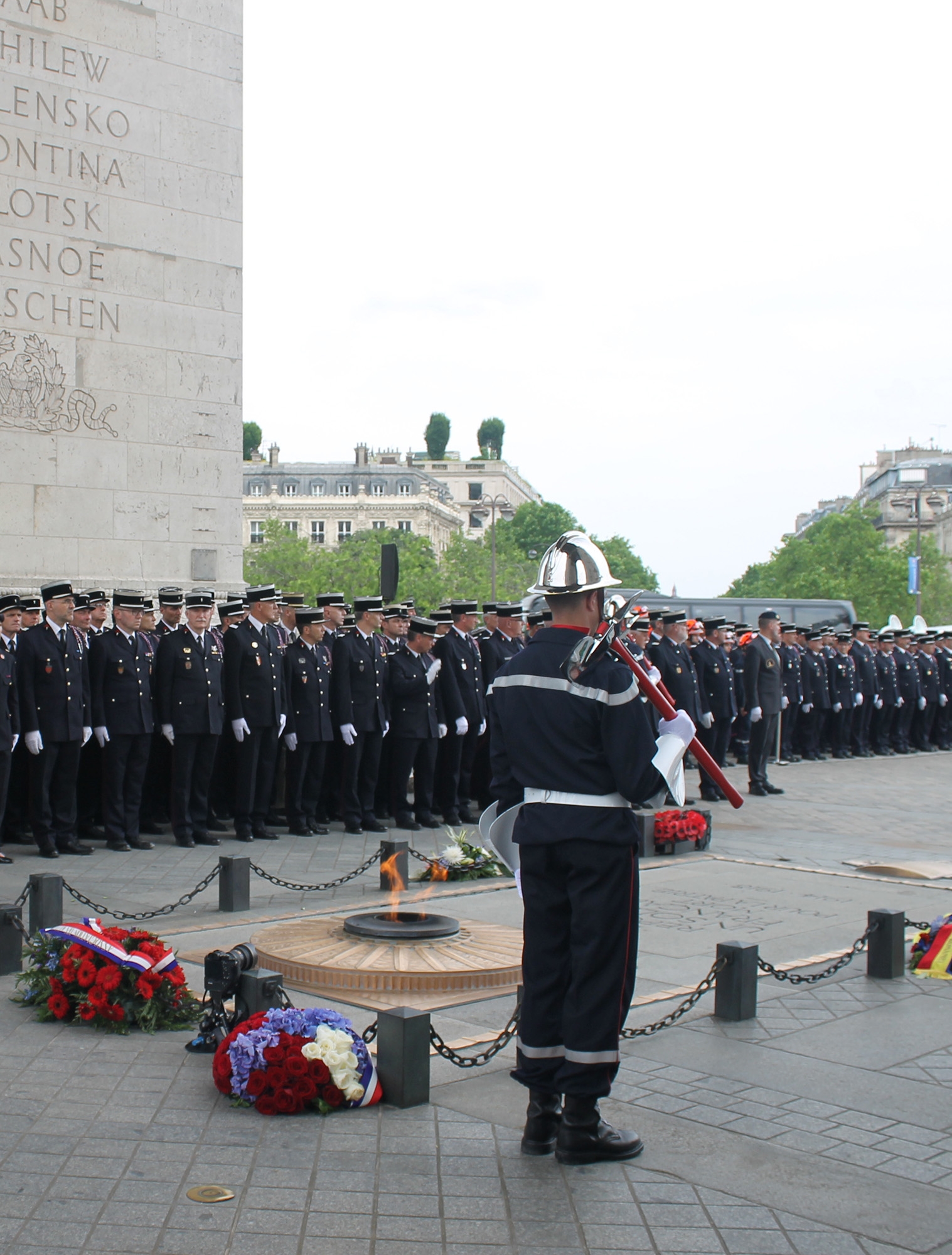 Cérémonie d'hommage journée nationale sapeurs-pompiers