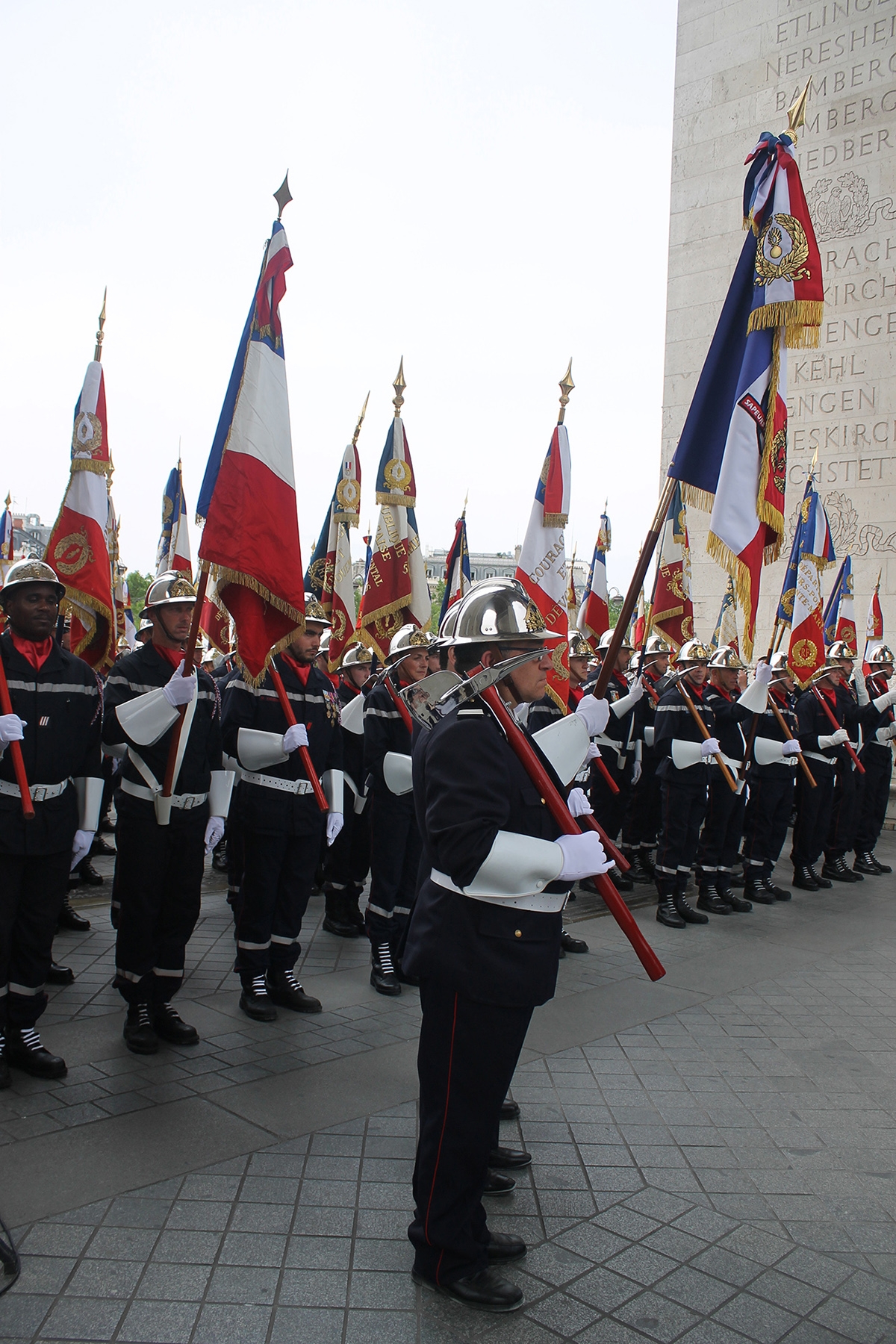 Cérémonie d'hommage journée nationale sapeurs-pompiers