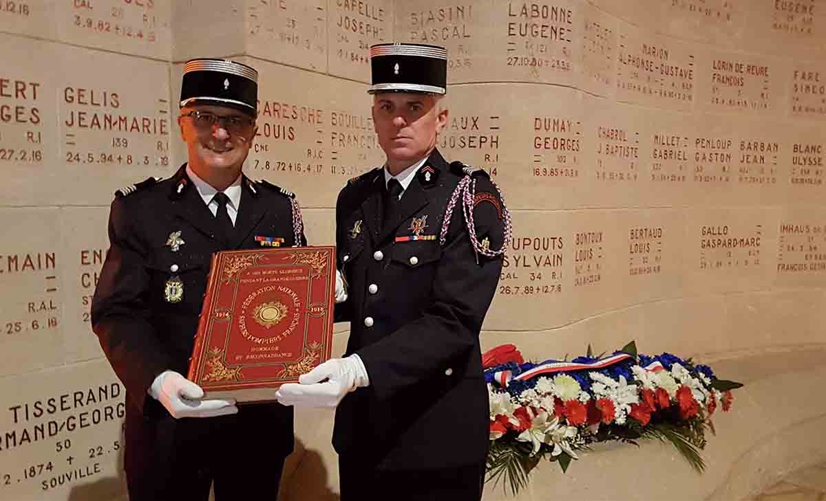 Centenaire 14-18 : hommage aux sapeurs-pompiers tombés pendant la Grande Guerre